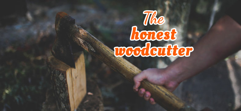 The Honest Woodcutter story in hindi
