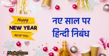 नए साल पर हिन्दी निबंध | Essay on happy New Year in Hindi