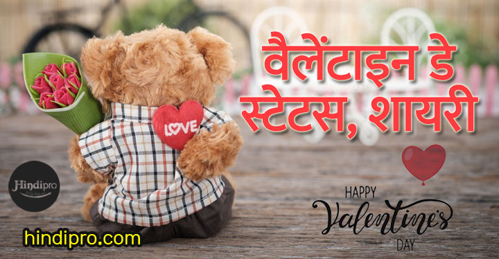 Happy Valentines Day 2019 Status Shayari - वैलेंटाइन डे स्टेटस शायरी