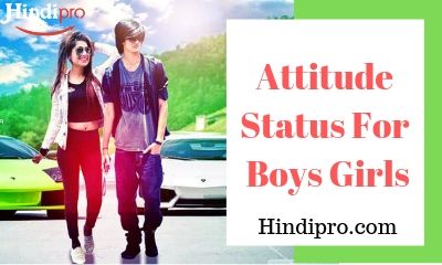 Attitude Status For Boys and Girls